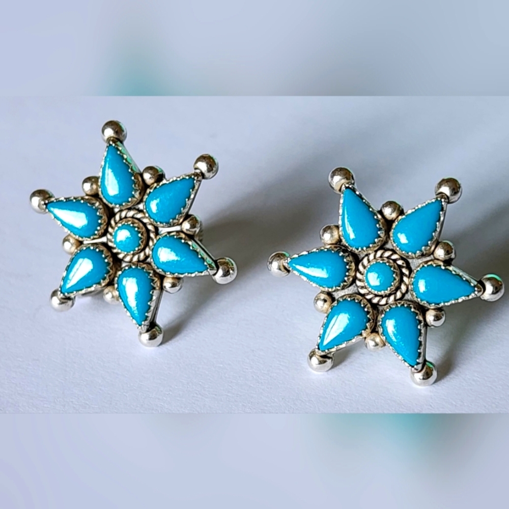 Turquoise Sterling Earrings
